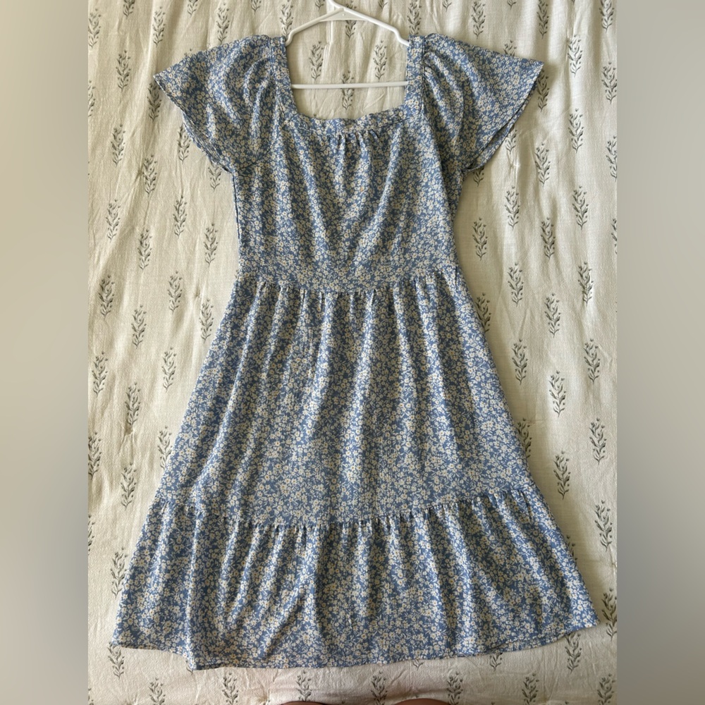 Monteau Blue Floral Dress